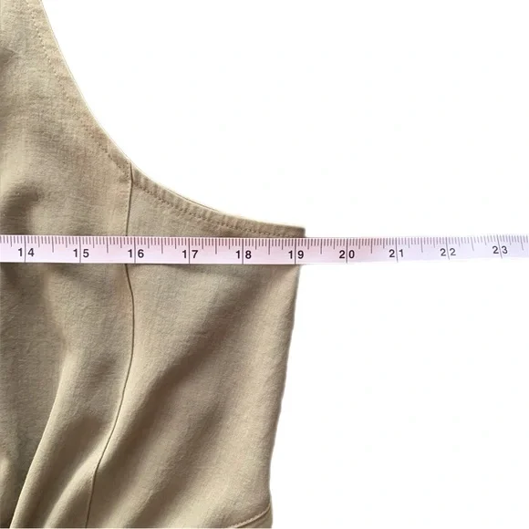 Lululemon Mesh Overlay High-Neck Dress Bronze Green Size 8 GUV - Picture 10 of 13